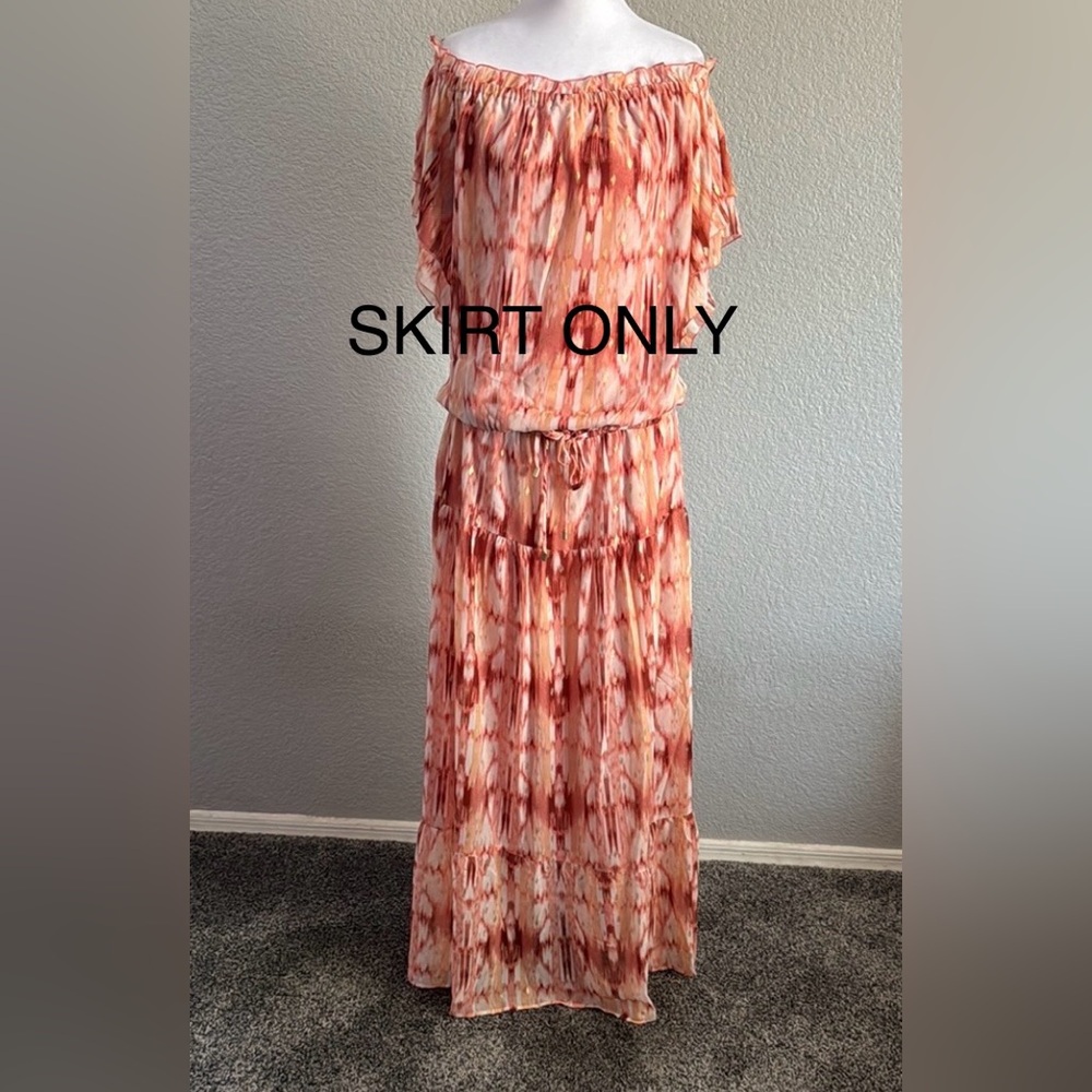 INC Bohemian Maxi SKIRT SIze Large. - Picture 3 of 6